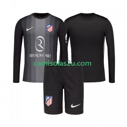 Camisolas de futebol Atlético Madrid Guarda Redes Criança Equipamento Alternativa 2025/26 Manga Comprida Camisolas de futebol Atlético Madrid Guarda Redes Criança Equipamento Alternativa 2025/26 Manga Comprida